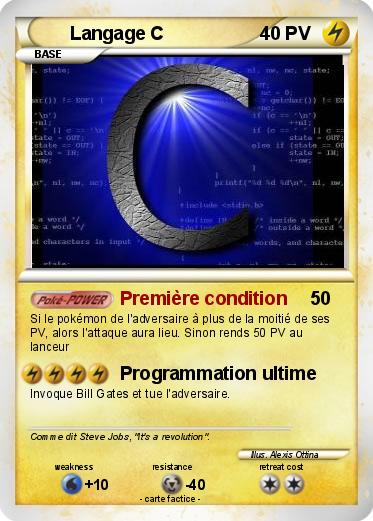 Pokemon Langage C