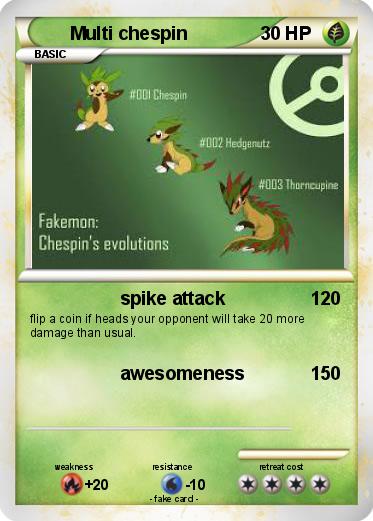 Pokemon Multi chespin