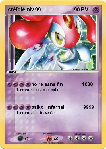 Pokemon créfolé niv.99