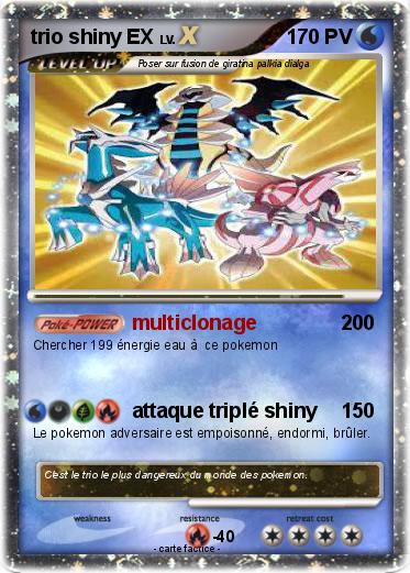 Pokemon trio shiny EX