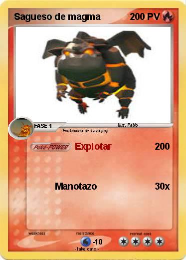 Pokemon Sagueso de magma