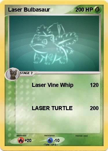 Pokemon Laser Bulbasaur