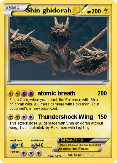 Pokemon Shin ghidorah