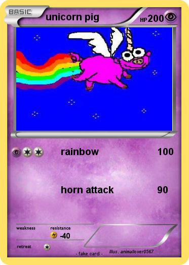 Pokemon unicorn pig