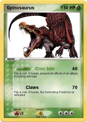 Pokemon Spinosaurus