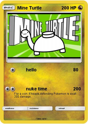 Pokemon Mine Turtle