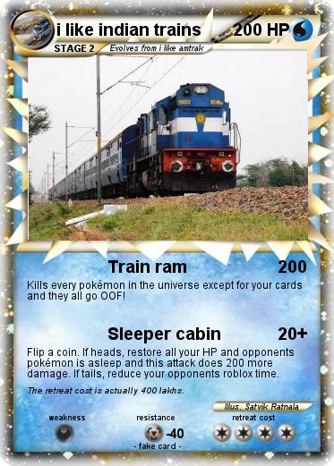 Pokemon i like indian trains