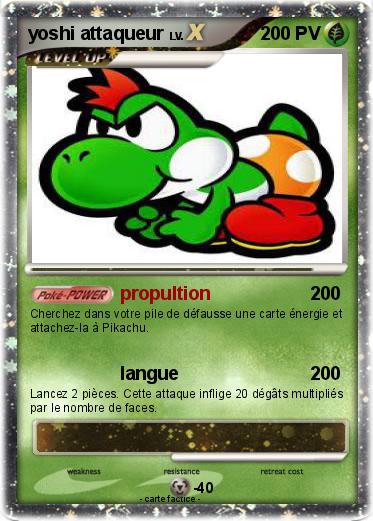 Pokemon yoshi attaqueur