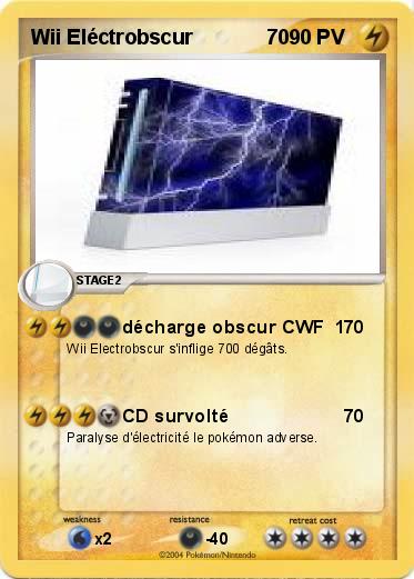 Pokemon Wii Eléctrobscur             70