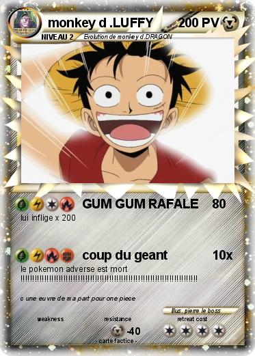 Pokemon monkey d .LUFFY