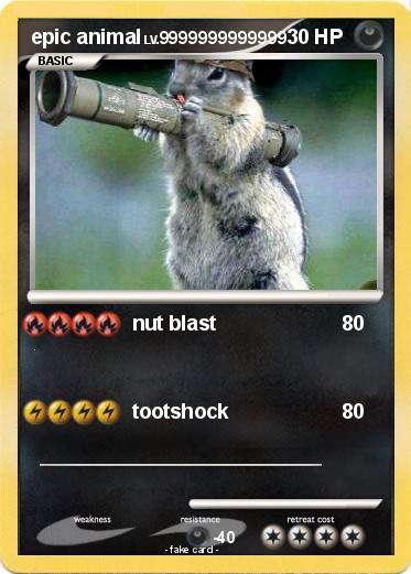 Pokemon epic animal