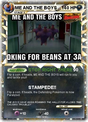 Pokemon ME AND THE BOYS