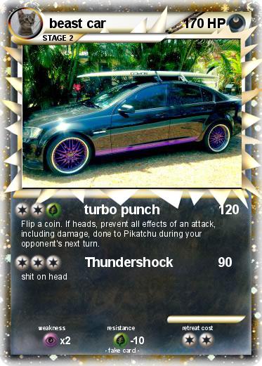 Pokemon beast car