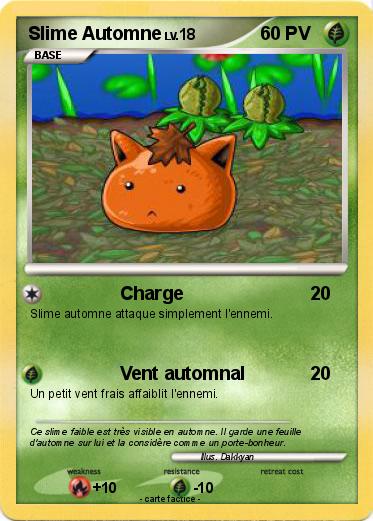 Pokemon Slime Automne