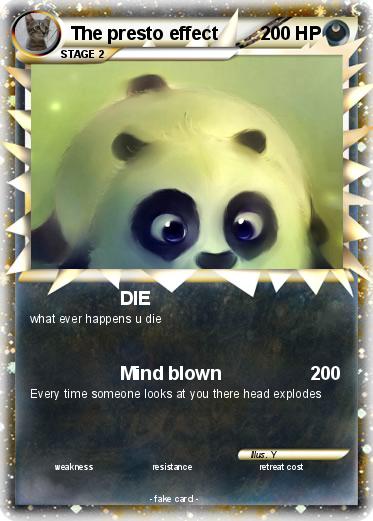 Pokemon The presto effect