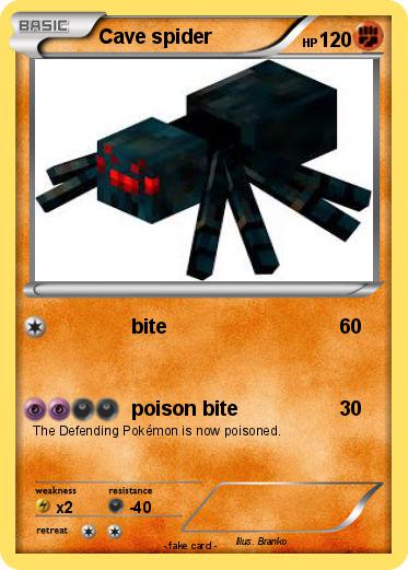 Pokemon Cave spider