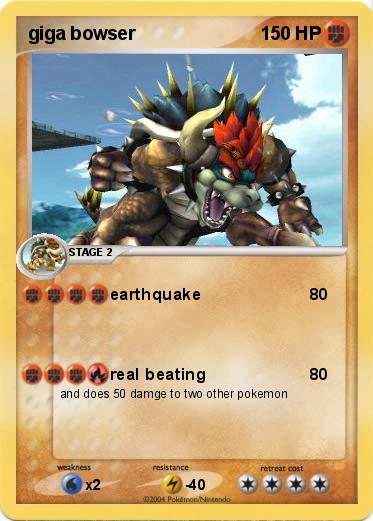 Pokemon giga bowser