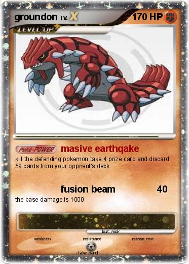 Pokemon groundon
