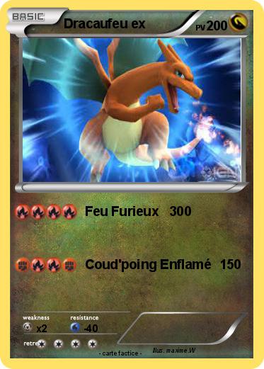 Pokemon Dracaufeu ex