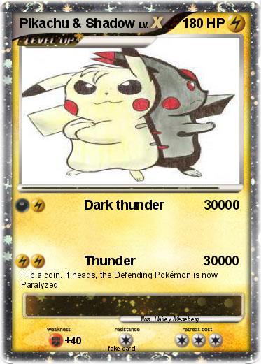 Pokemon Pikachu & Shadow