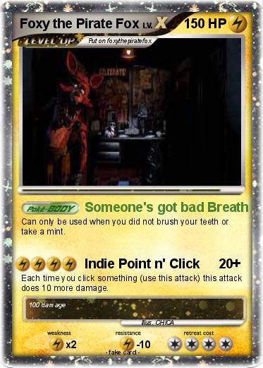 Pokemon Foxy the Pirate Fox