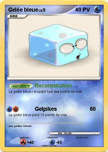 Pokemon Gelée bleue