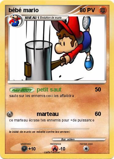 Pokemon bébé mario