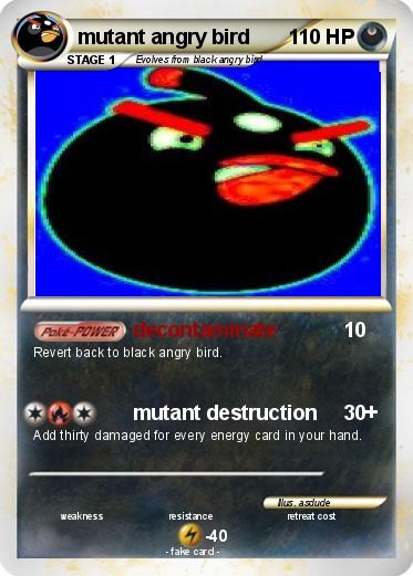 Pokemon mutant angry bird