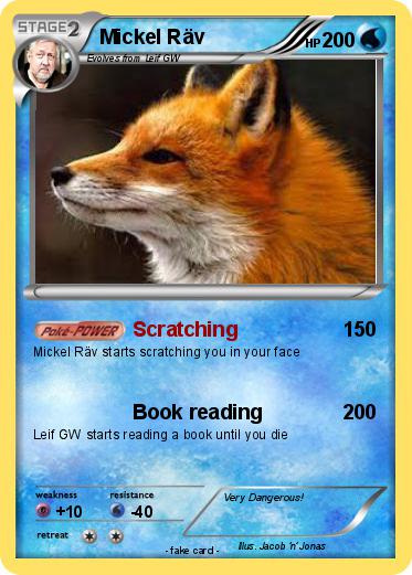 Pokemon Mickel Räv