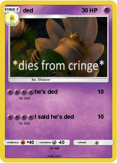 Pokemon ded