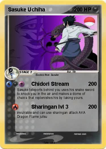 Pokemon Sasuke Uchiha
