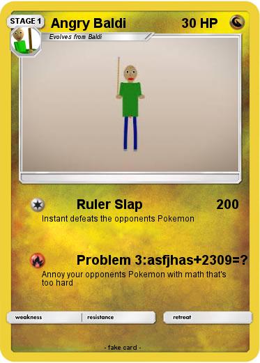 Pokemon Angry Baldi