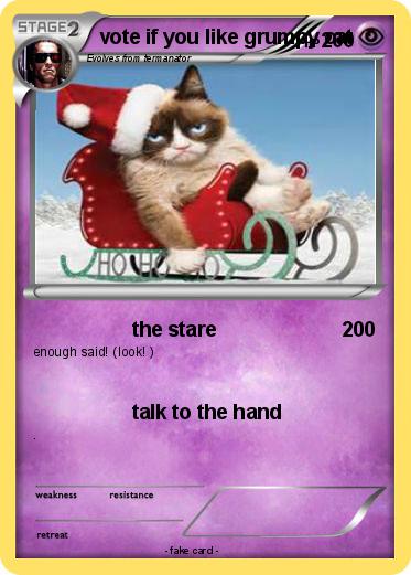 Pokemon vote if you like grumpy cat