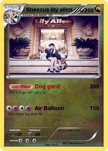 Pokemon Sheezus lily allen