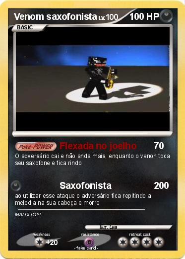 Pokemon Venom saxofonista
