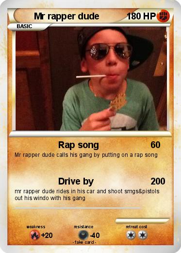 Pokémon Mr rapper dude - Rap song - My Pokemon Card