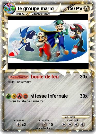 Pokemon le groupe mario