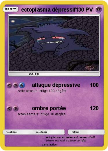 Pokemon ectoplasma dépressif