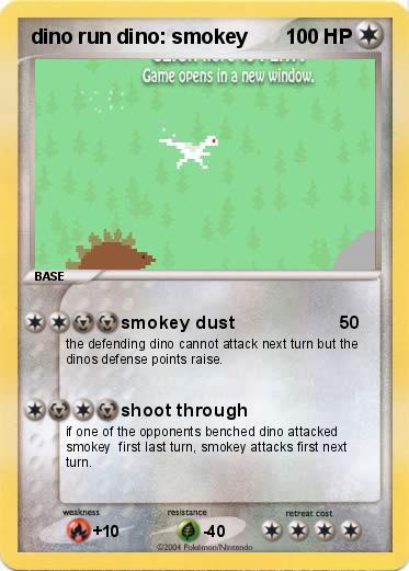 Pokemon dino run dino: smokey