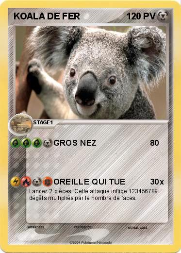 Pokemon KOALA DE FER