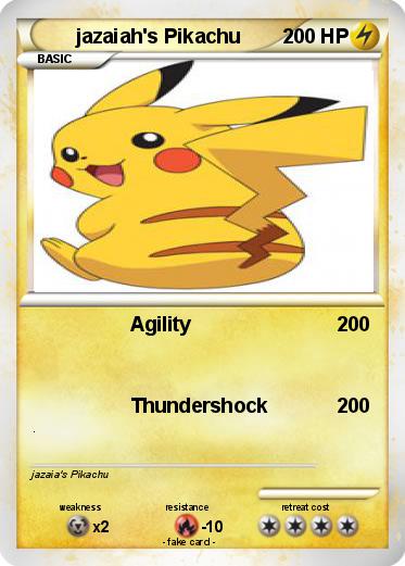 Pokemon jazaiah's Pikachu