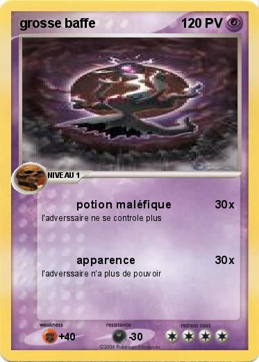 Pokemon grosse baffe