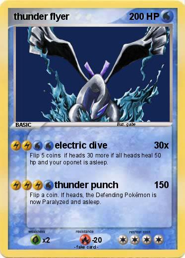 Pokemon thunder flyer