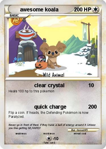 Pokemon awesome koala