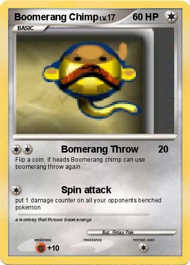 Pokemon Boomerang Chimp