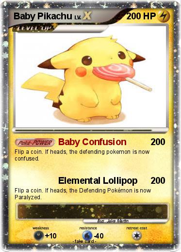 Pokemon Baby Pikachu