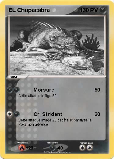 Pokemon EL Chupacabra