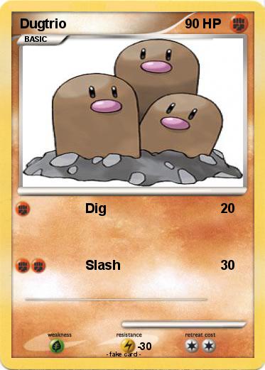 Pokemon Dugtrio