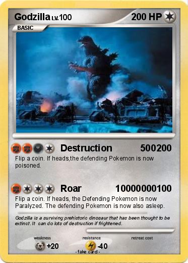 Pokemon Godzilla