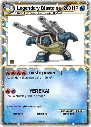 Pokemon Legendary Blastoise